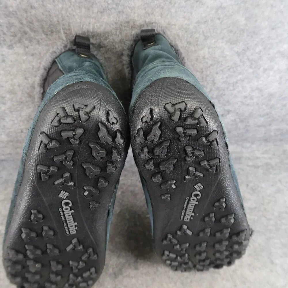 Columbia Shoes Womens 7 Boots Lace Up Winter Waterproof Quilted Powder Shorty